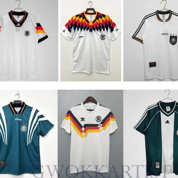 Trikot Retro Germany World Cup Legendary Shirt - Deutschland Trikot Retro Germany World Cup 1988-1990 Jersey Vintage Germany Football Jersey