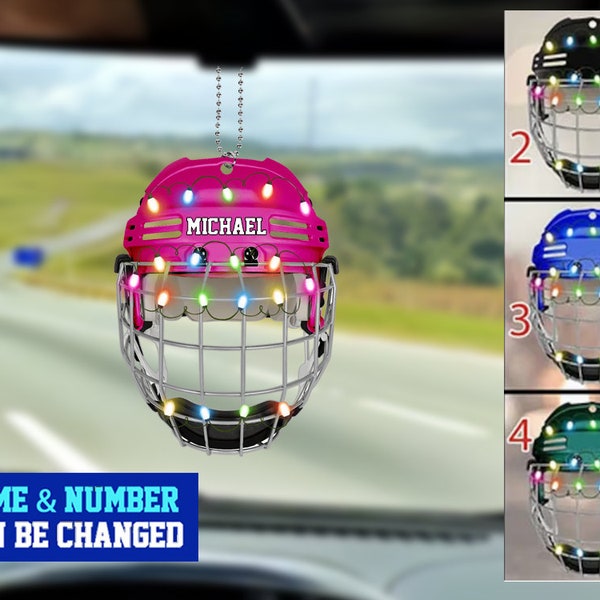 Pink Hockey Helmet Etsy