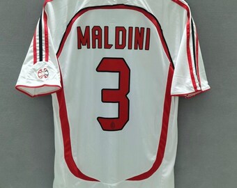 06-07 AC Milan away  Vintage Ac Milan Jersey, Ac Milan Kaka Jersey, Kaka Lover AC Milan Champions League Final 2006-2007 Jersey,