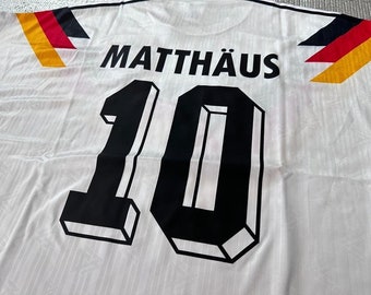 MATTHÄUS Copa del Mundo de Alemania 1990 Retro Jersey Alemania Retro Copa del Mundo Jersey Vintage Alemania Fútbol Jersey Alemania Copa del Mundo