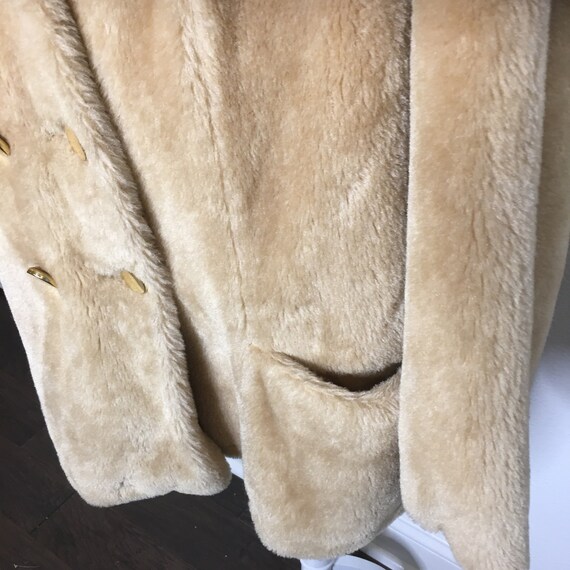 Vintage 1980's Sears Fashions Teddy Bear Coat - image 4