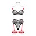 Нижнее белье в горошек See Through Panty Mesh Lingerie изображение 5