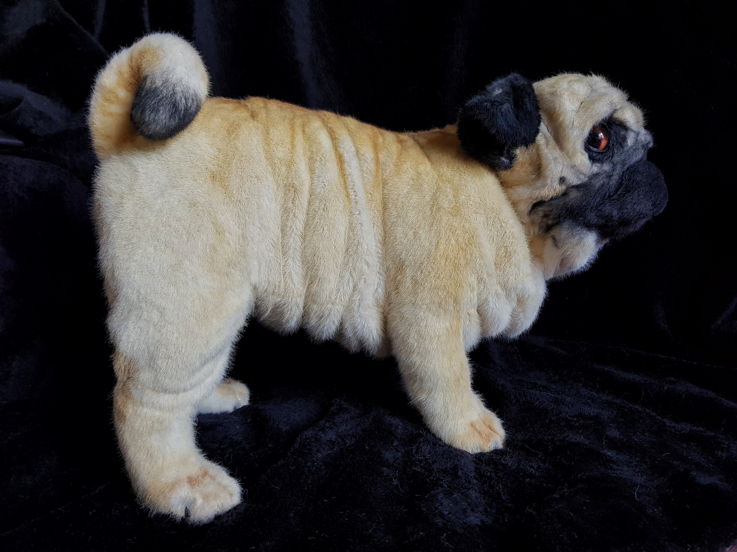 Dog Pug Soft sculpture Realistic stuffed stuffed pug plush Etsy