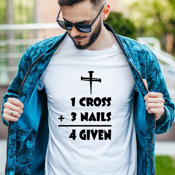 Cross Nails Forgiven/ Easter / Religious / Jesus / Cross / Crucifixion / SVG / Cut File / Cricut / Silhouette