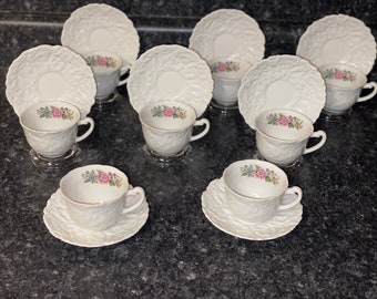 Royal Cauldon England Teetasse mit Untertasse - Vintage