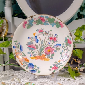 Antique Wedgwood Display Plate: 19th Century Oriental Style, Hand-Painted