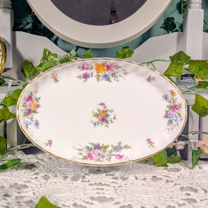 Vintage Minton Marlow Oval Side Serving Dish, Sandwich Plate.