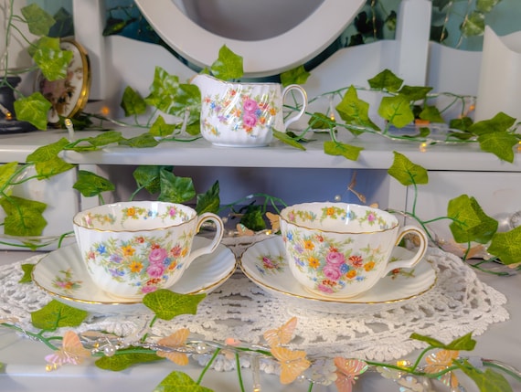 ミントン カップソーサー2個、ボウル6個セット ビンテージ スープ