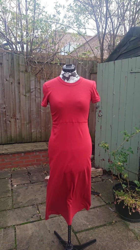 True 90s vintage Laura Ashley maxi T-shirt dress. - image 5