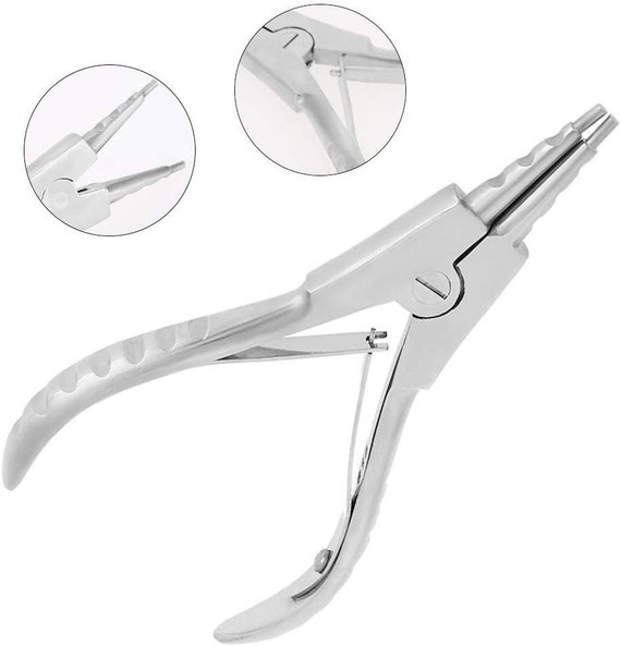 7 Ring Opening Pliers Stainless Steel Body Piercing Jewelry Making Tool 
