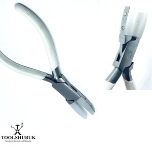 Flat Nose Nylon Jaw Pliers: Jewelry Wire Wrapping Tool (5-1/2&quot;)