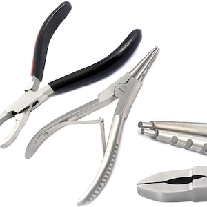 Ring opening and closer pliers set Ball Closure Body Piercing pliers for Tattoo