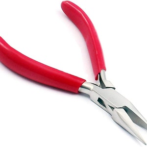 Superfine SNIPE CHAIN NOSE Jaws Pliers Beading Jewellery Making Wire Wrapping Pliers Tool Watchmakers