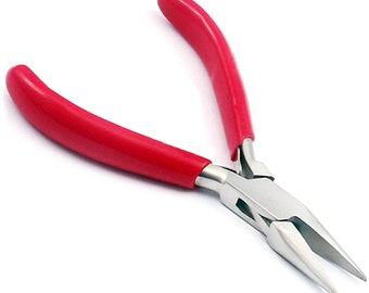 Superfine SNIPE CHAIN NOSE Jaws Pliers Beading Jewellery Making Wire Wrapping Pliers Tool Watchmakers