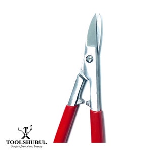 Jewellery  Metal Tin Snips Pattern straight 7&quot; Shears Goldsmiths Cutting craft man Scissor
