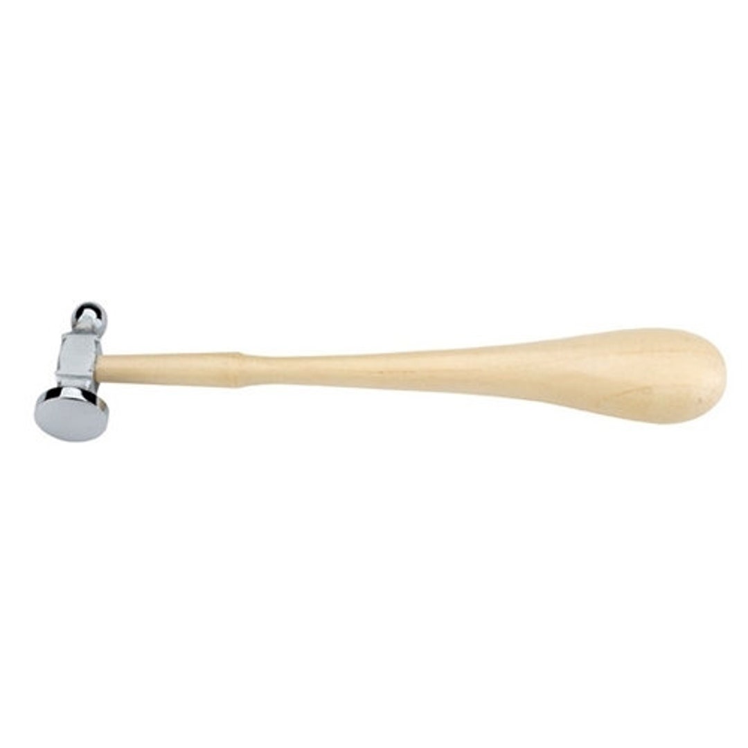 JTS 28mm Jewelers Chasing Hammer – 1-1/8" Dome Face For Silversmithing & Metal Forming