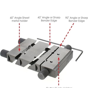 Miter Jig Saw Vise for Jewelry Precise Cutting , Shaping, 45 - 60 Degree Angles, Tubing and Filing Block, and Quality Tool
