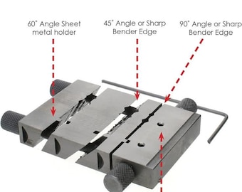 Miter Jig Saw Vise for Jewelry Precise Cutting , Shaping, 45 - 60 Degree Angles, Tubing and Filing Block, and Quality Tool