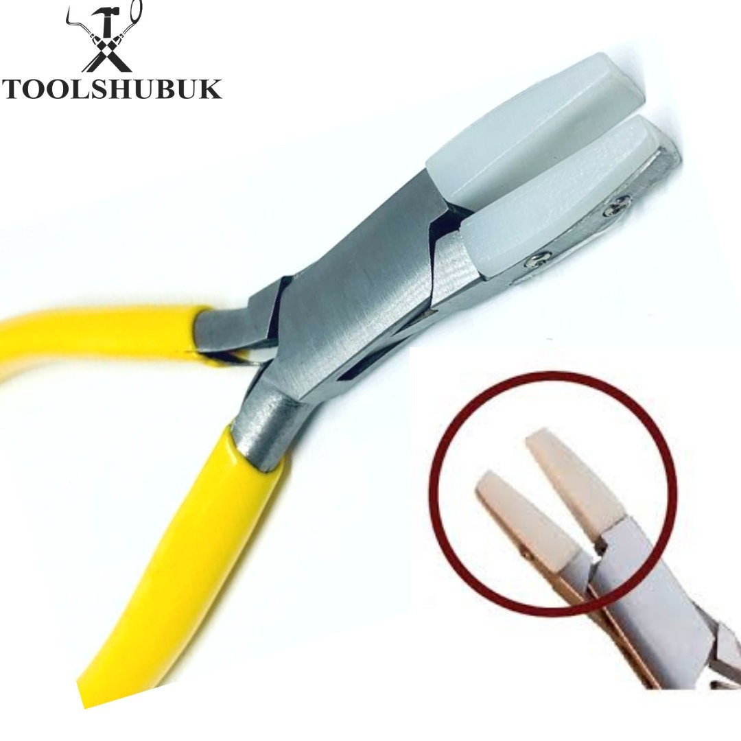 SUNNYCLUE 5 Zoll Flachzange Schmuckzange Mini Präzisionszange Breite