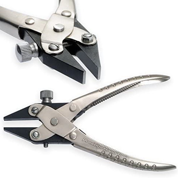 Parallel Action Flat Nose pliers adjustable screws for opticians & Jewelry making