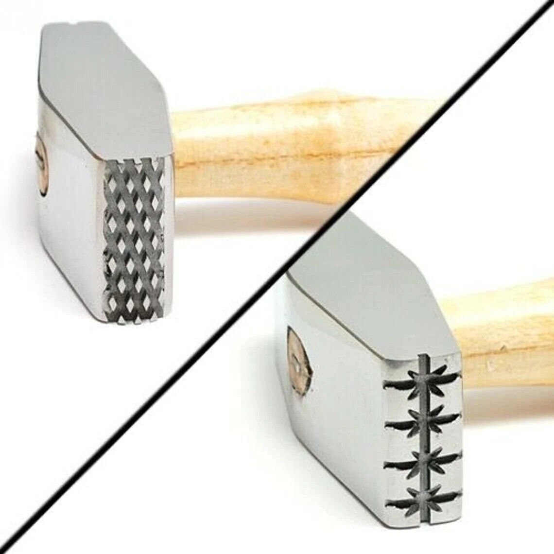 Jewelers/metal Workers Texturing Hammer Dipples/narrow Stripe 02 SALE 