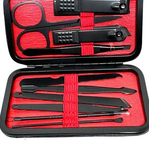 8 Pcs Manicure & Pedicure Nail Care Set for Men and Women Cutter Clippers Tool