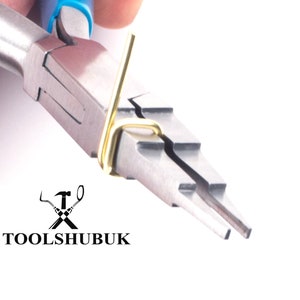 3 in 1 Flachzange Draht Schlaufen Formung Verpackung Schmuck 3, 5 & 6 mm Backen