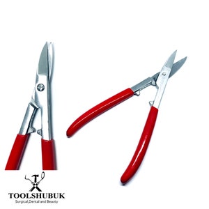 7 inches Pattern Shears Jewellery Metal Tin Snipe Crafters/Jewelers Metal Shears