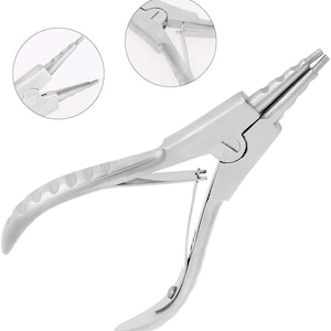 Steel Body Piercing Ear Nose Lip Navel Ring Opening Tongue Septum Plier Precision Circlip Pliers Retaining Clip Pliers Solid Spring Removal