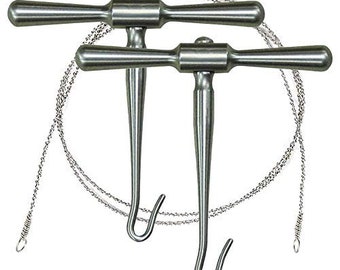High Quality Bone Saw  2 Handles & 1 Wire of 20&quot; Gigli Saw Surgical Neurology Orthopedic Instruments