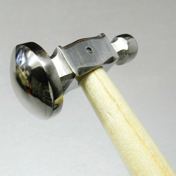 Chasing Hammer 32mm Full Domed FACE Jewelry Crafts Metal Forming Jewelers Hammer