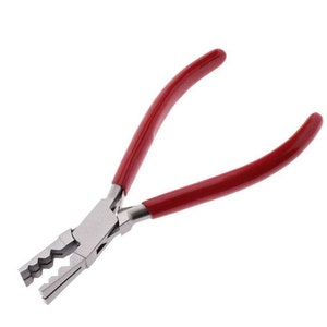 Non-Marring Brass Jaws Flat Nose Pliers Jewelry Making Tool Wire Holding  Bending Straightening Jewelry Repair Tool
