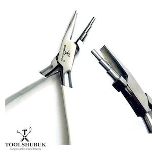 3-Step Wire Looping Pliers - Concave And Round Nose,Forming Bending Looping Crafts Tools