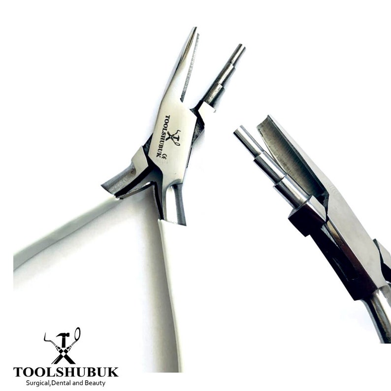 3step Wire Looping Pliers Concave and Round Nose,forming Bending