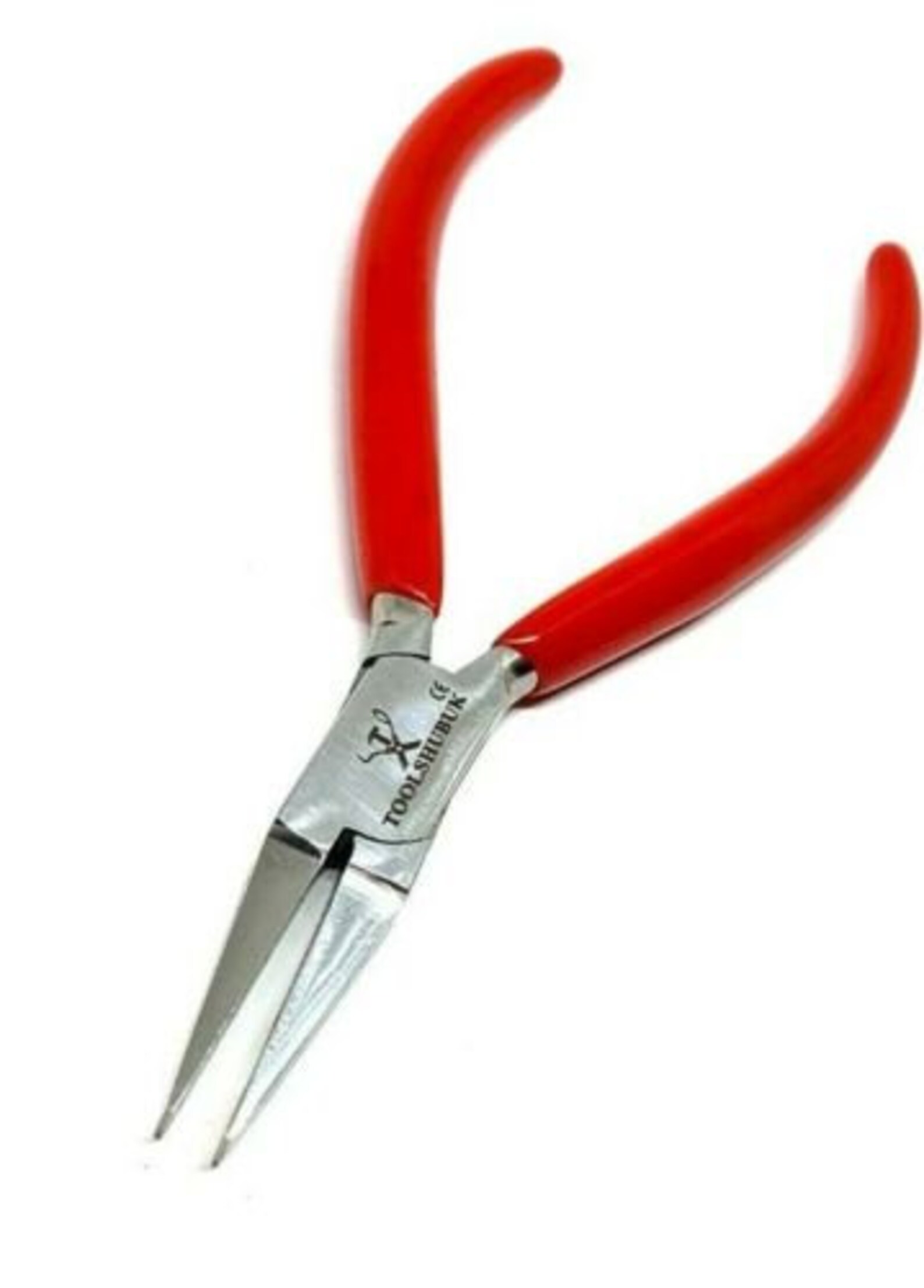 Beadsmith Schmuckzange – Flache Nase, Gefedert, 110 Mm, PVC-Griff