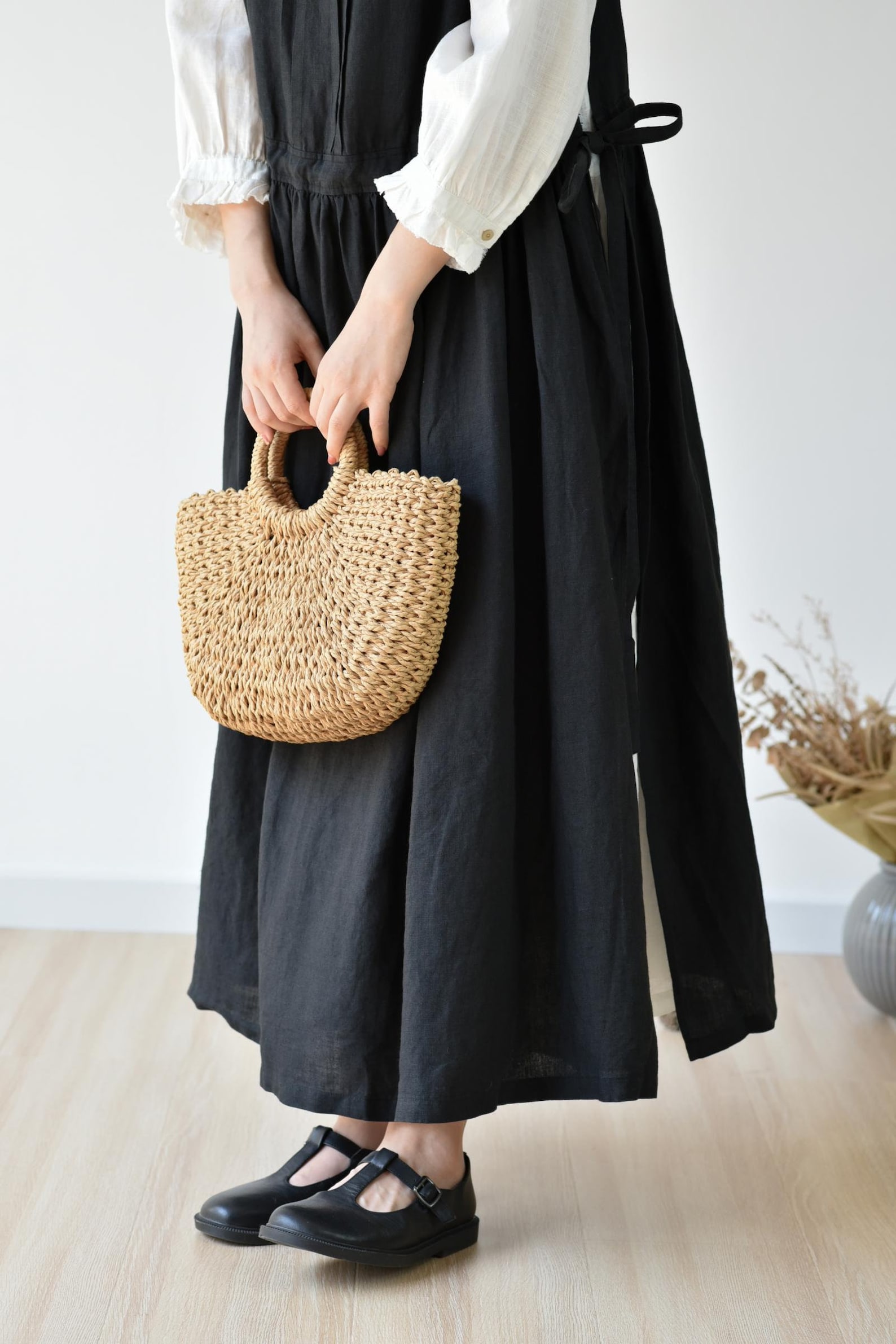 Cotton Linen Tank Dress