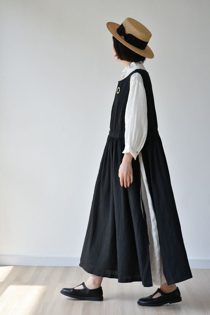 Cotton Linen Tank Dress main image 1