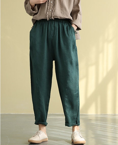 【LIDNM】24SS WOOL LINEN BELTED PANTS サイズL 4-3-25349241_55ee75f4-7cf7-