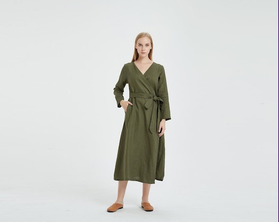 Vestido suelto manga larga sale