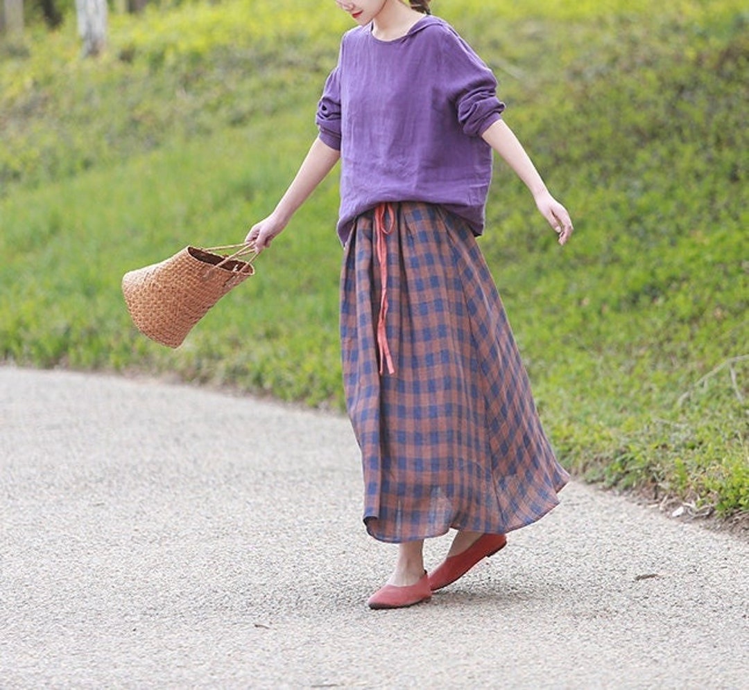 Women Linen Spring Loose Shirt