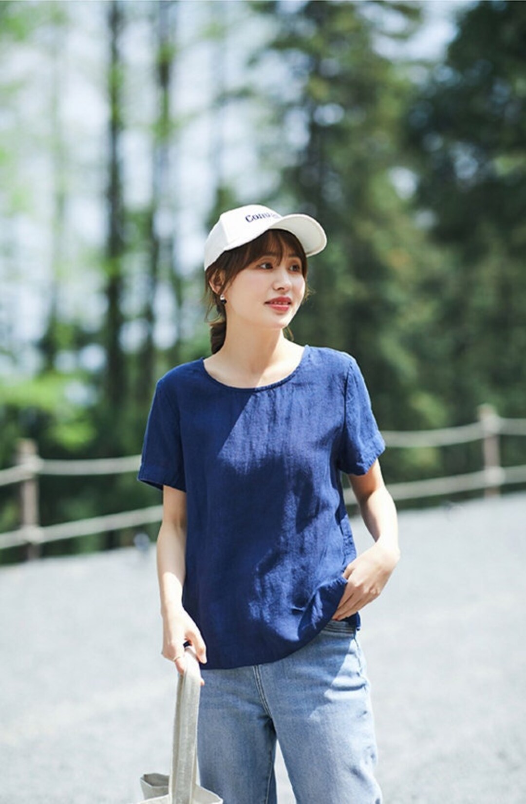 Tara | Élégante Chemise d'Été en Lin main image 1