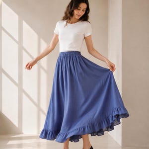 H Line Long Skirt - Etsy
