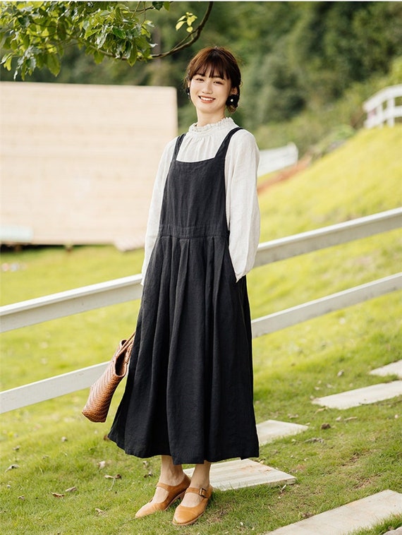 Women's 100% linen dress, sleeveless linen dress, linen maxi dress, loose casual long dress, oversized dress, plus size linen clothing F21 Women's 100% linen dress, sleeveless linen dress, linen maxi dress, loose casual long dress, oversized dress, plus size linen clothing F21