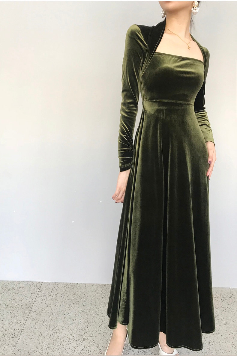 Velvet Dress Velvet Bridesmaid Dress Velvet Long Tunic - Etsy UK