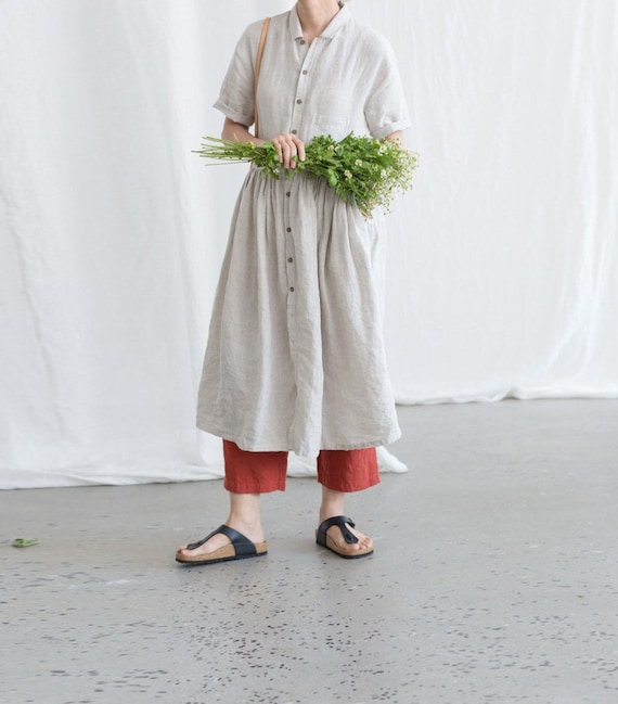 Plus Size Linen Summer Dresses Canada Women Summer Linen Dress