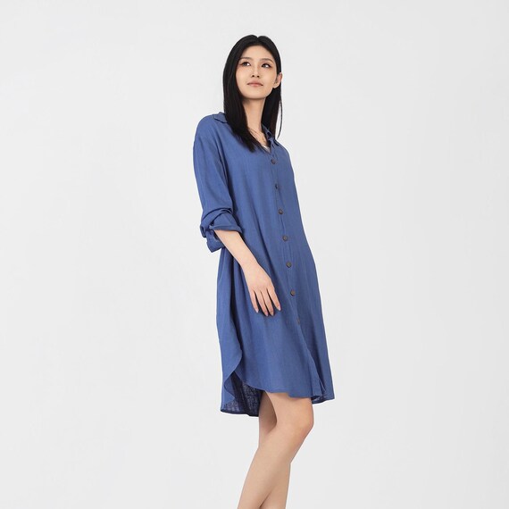Loose Linen Shirt Dress with Pockets Long Sleeve Shirt Summer Shirt Dress Loose Fit Shirt Dress Soft Casual Linen Tunic Dress R1 0624 Loose Linen Shirt Dress with Pockets Long Sleeve Shirt Summer Shirt Dress Loose Fit Shirt Dress Soft Casual Linen Tunic Dress R1 0624