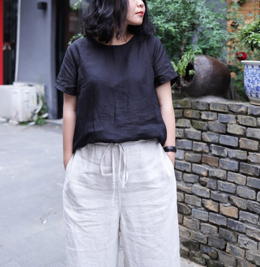 Linen Shirt, Linen Top, Short Sleeves Shirt, Women Tops, Summer Linen Blouse, Soft Loose Blouses, Oversized Shirt, Plus Size Clothing R28-2 - Etsy Linen Shirt, Linen Top, Short Sleeves Shirt, Women Tops, Summer Linen Blouse, Soft Loose Blouses, Oversized Shirt, Plus Size Clothing R28-2 - Etsy
