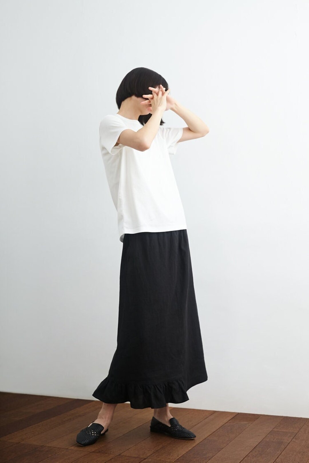 新品未使用　Eaphi linen like tight skirt malou skirt linen | Buy soft skirts for women online – moshi