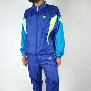 nike nylon tracksuit set