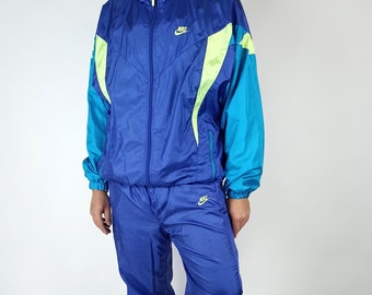 Nike Tuta sportiva nylon vintage anni '80 '90 Taglia XL